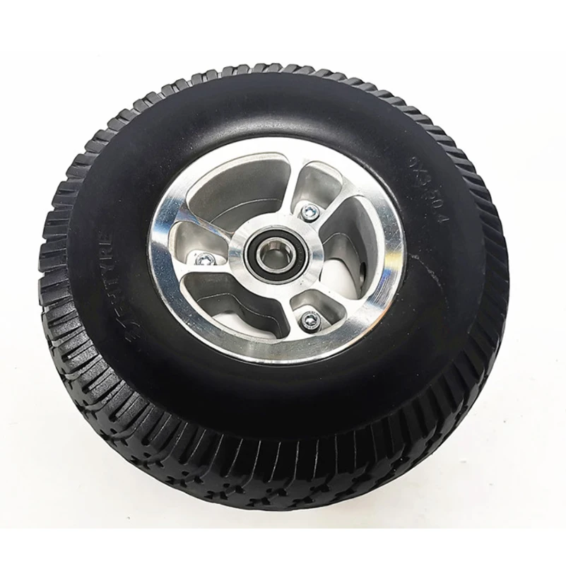 9/10 inch Aluminum Wheel Assembly for 4.10/3.50-4 Tyres on Motorcycles and Electric Bicycles