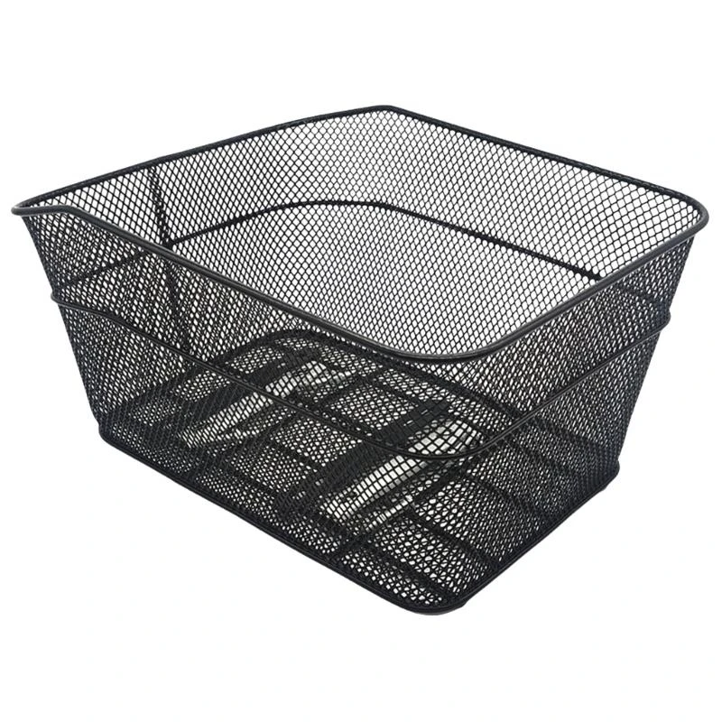 

652F Large Rear Bicycles Basket Duraility Metal Bike Carriers Basket Bike Rear Basket for Easy Commuting and Shopping