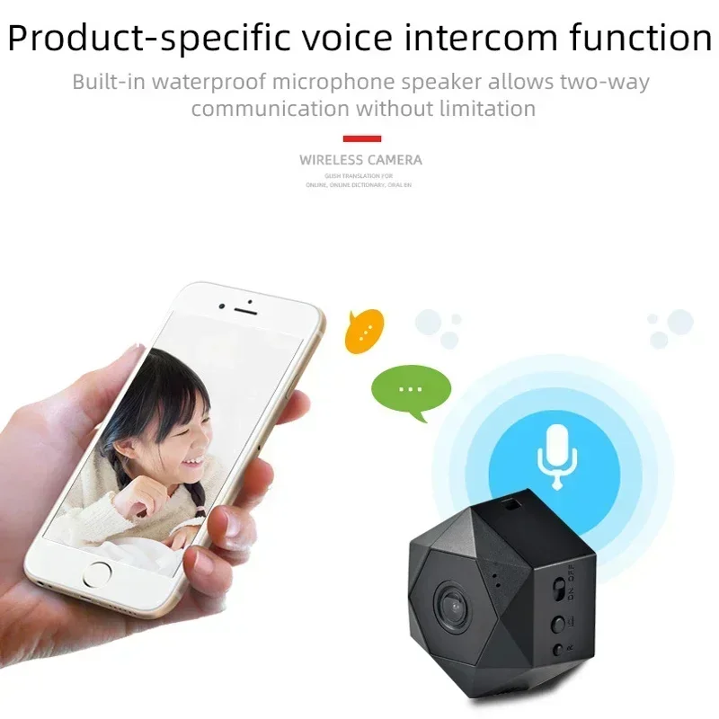 

Home Safety Monitoring Monitoring Home Camera Infrared Night Vision WD01 Wireless Network Mobile Phone Connection Real time View