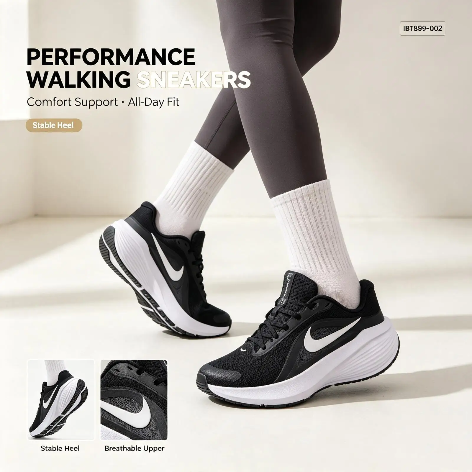 Nike Limited Edition  Women's Sports Downshifter 14 Fitness Training Cushioning Wear-Resistant Running Shoes IB1899-002