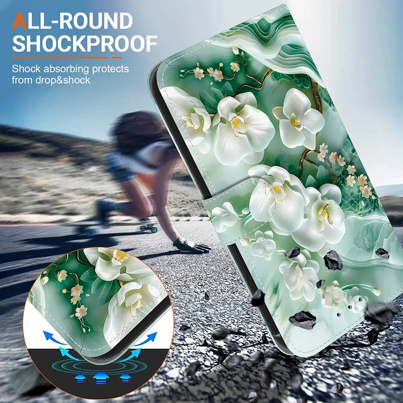 Stand Flip Wallet Case für iPhone 11 12 13 14 15 16 17 Pro Max XR 14 15 16 Plus 16e 17 Air Leder Schutzhülle – Detail 38