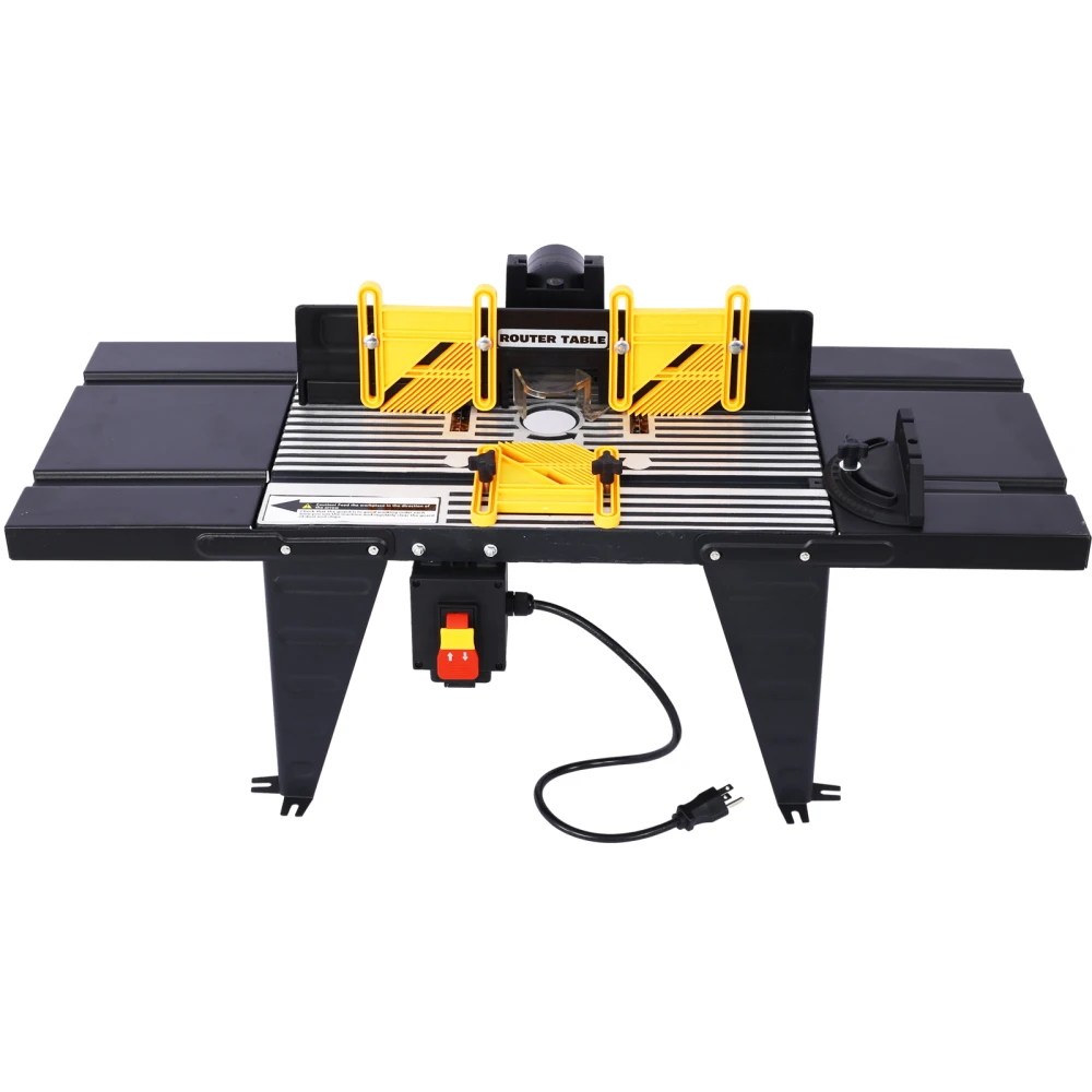 Electric Benchtop Router Table Wood Working Tool Black