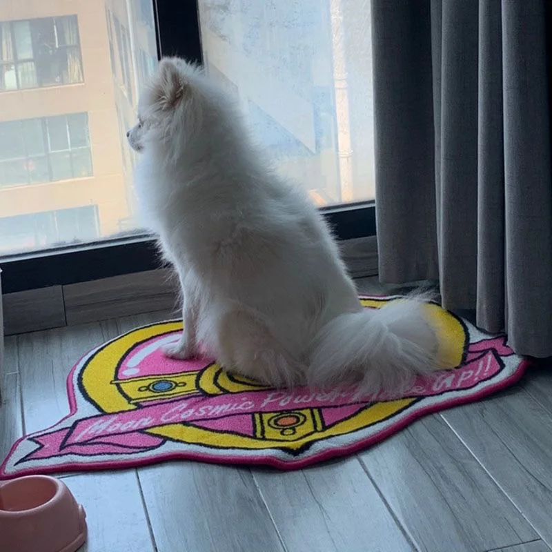 New Cartoon Animation Series Sailor Moon Anime Peripheral Carpet The Heart Of The Universe Girl Bedroom Rug - view 2