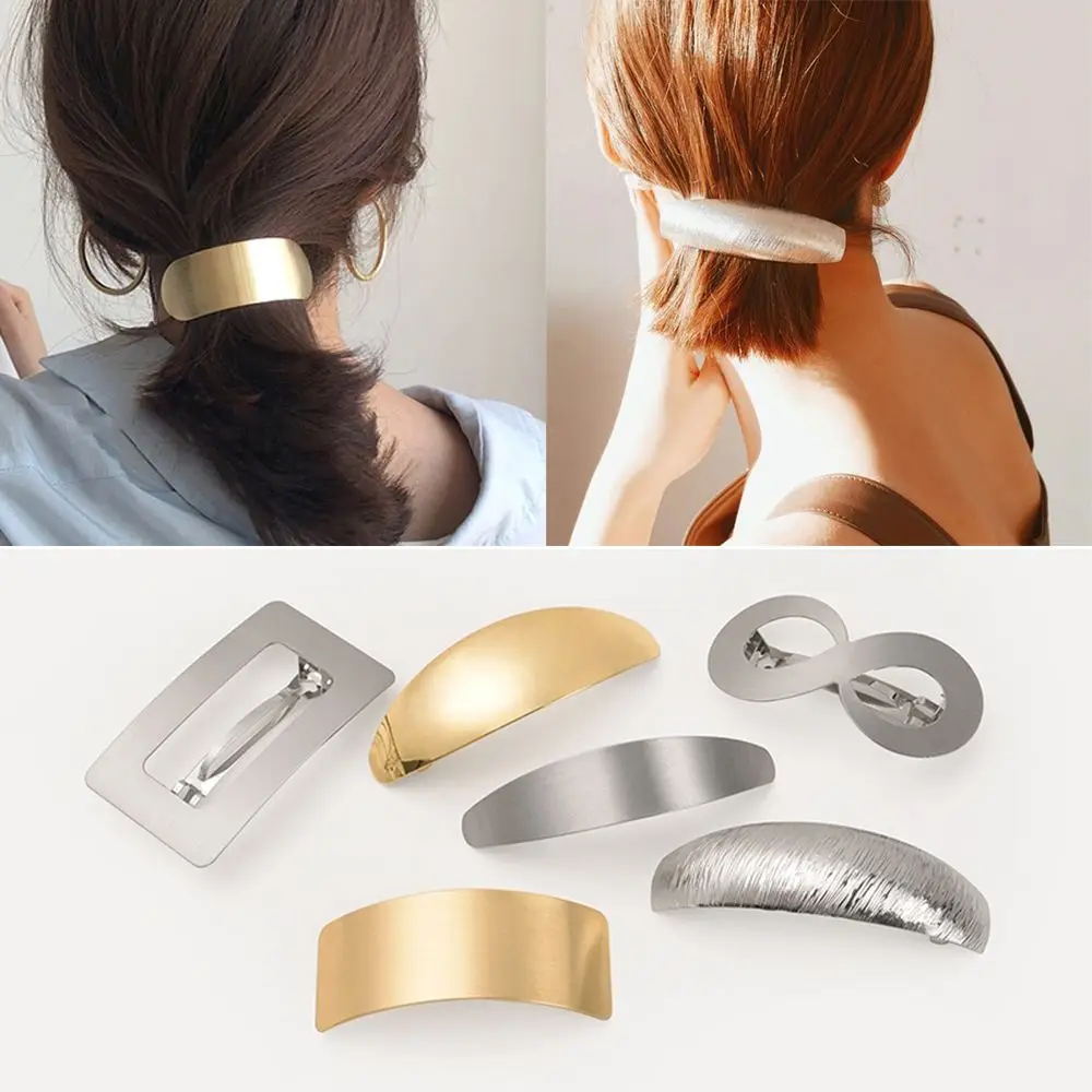 Women's Fashion Hair Accessories Hairgrip Hair Barrette Horsetail Headwear Girls Hairpins Metal Hair Clips