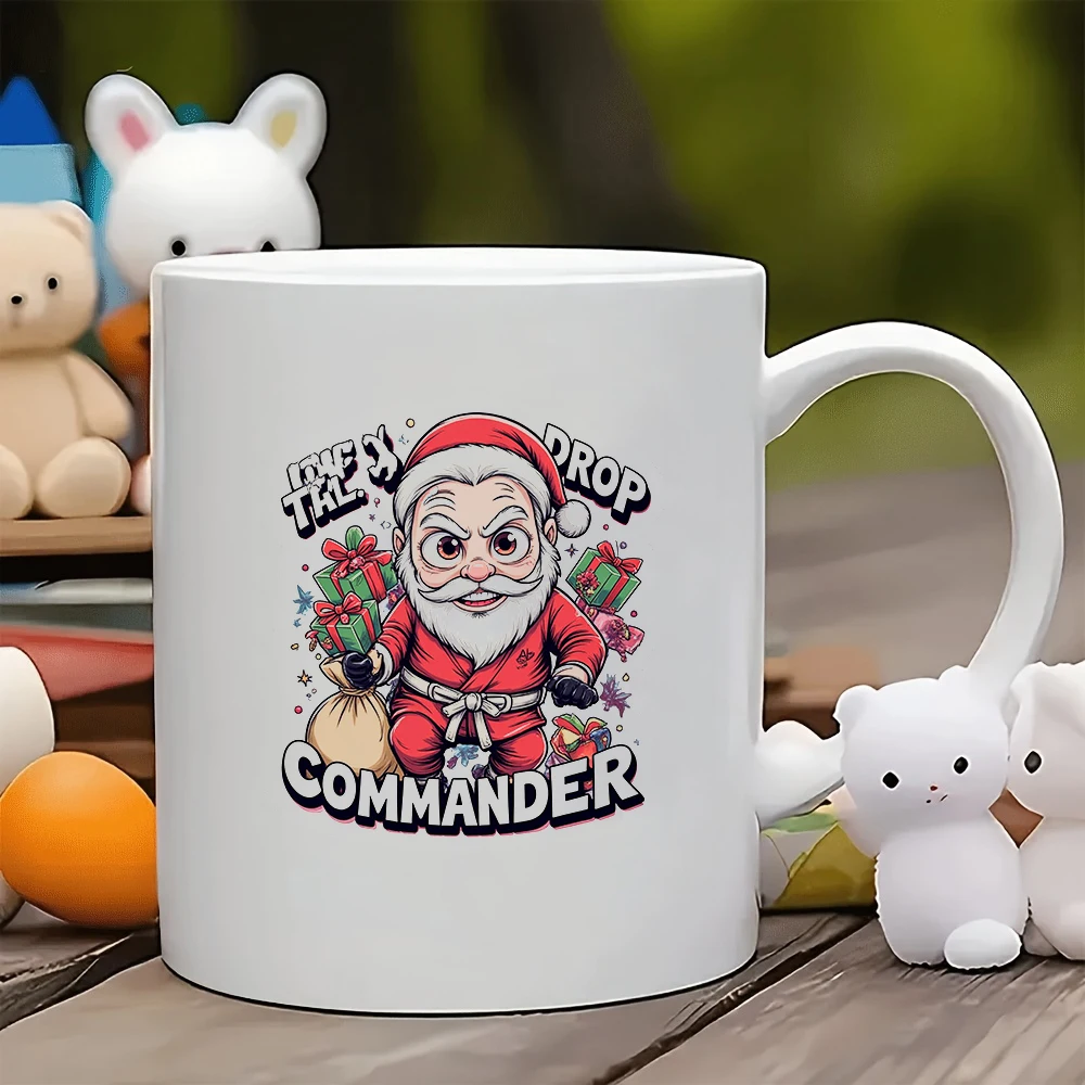 

11oz Santa Claus cartoon mug + Kids Cup + Family Office Christmas Gift Set - Holiday Gift for Kids and Office
