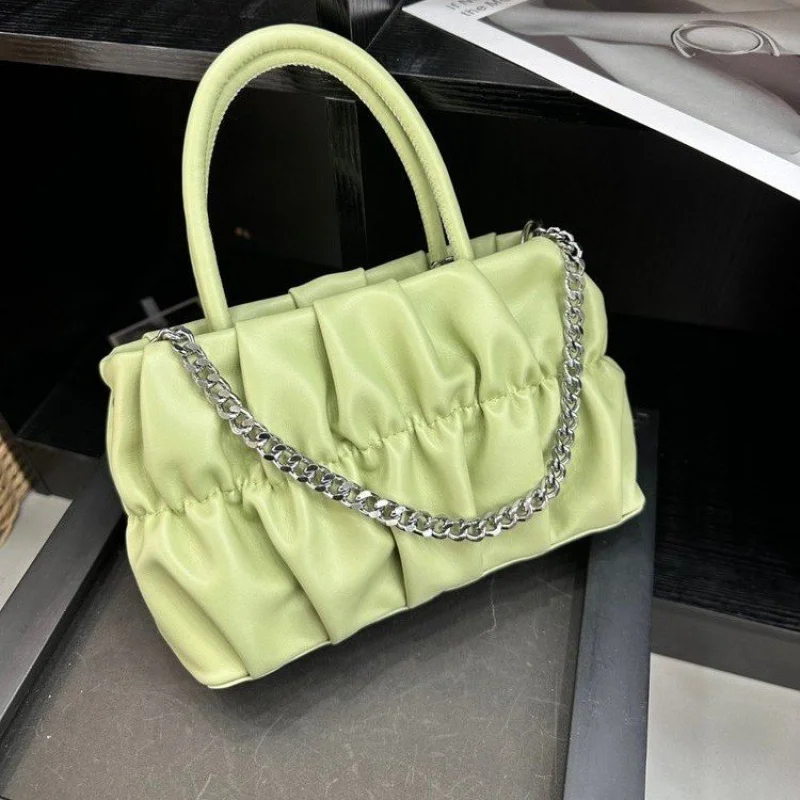 

Женская кожаная сумка через плечо, дизайнерская маленькая сумка для телефона и предметов первой необходимости, минималистичный и легкий вес