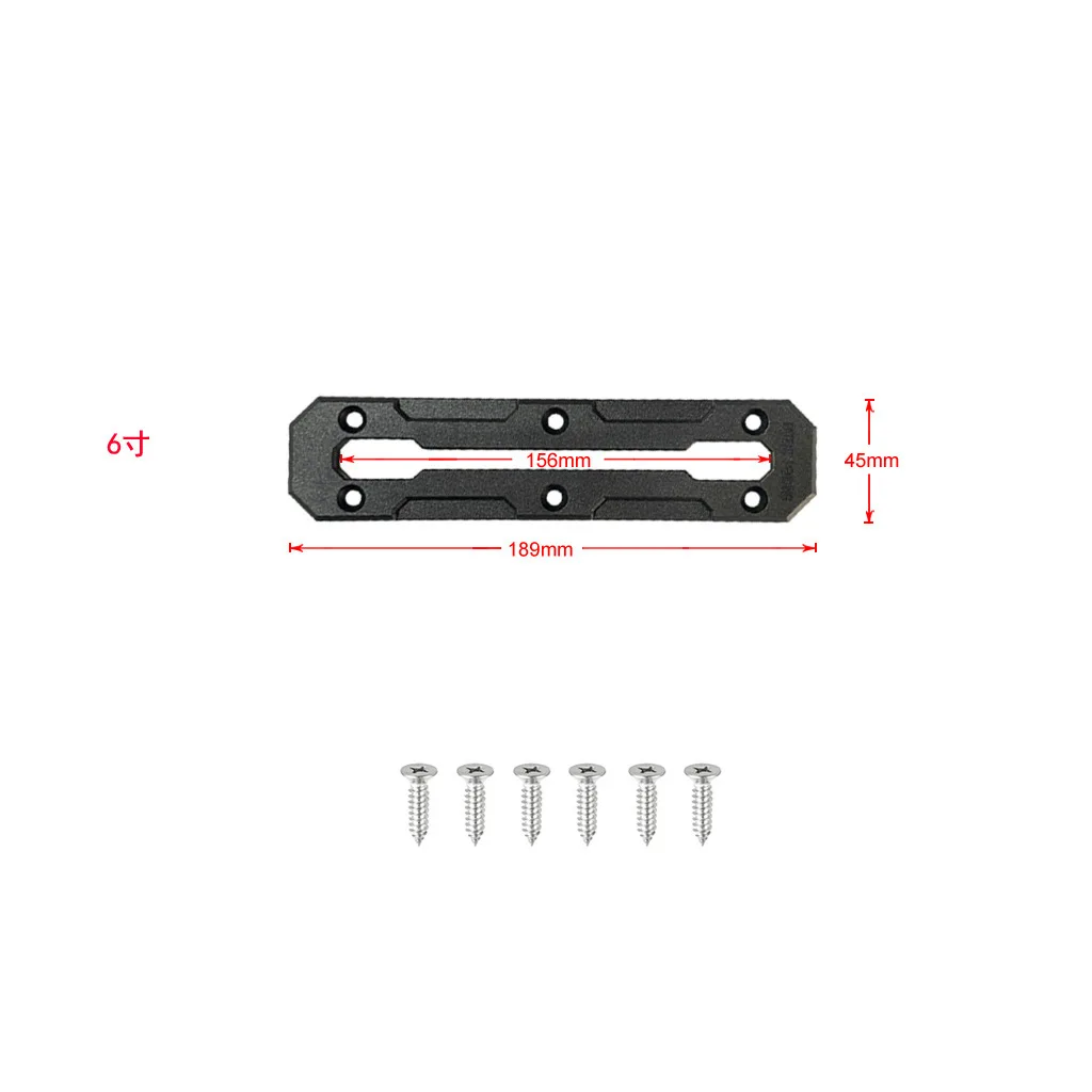 Kayak Low Profile Track for Fishing Rod Holder Gear Track Accessories for Cup Holder Mount Track Rail Track for Paddle Holders - view 6