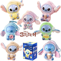 MINISO//New Stitch Eat Some Thing Before Sleep Series Vinyl Blind Box Bag Pendant Cute Plush Doll Mystery Box Toy Surprise Gifts
