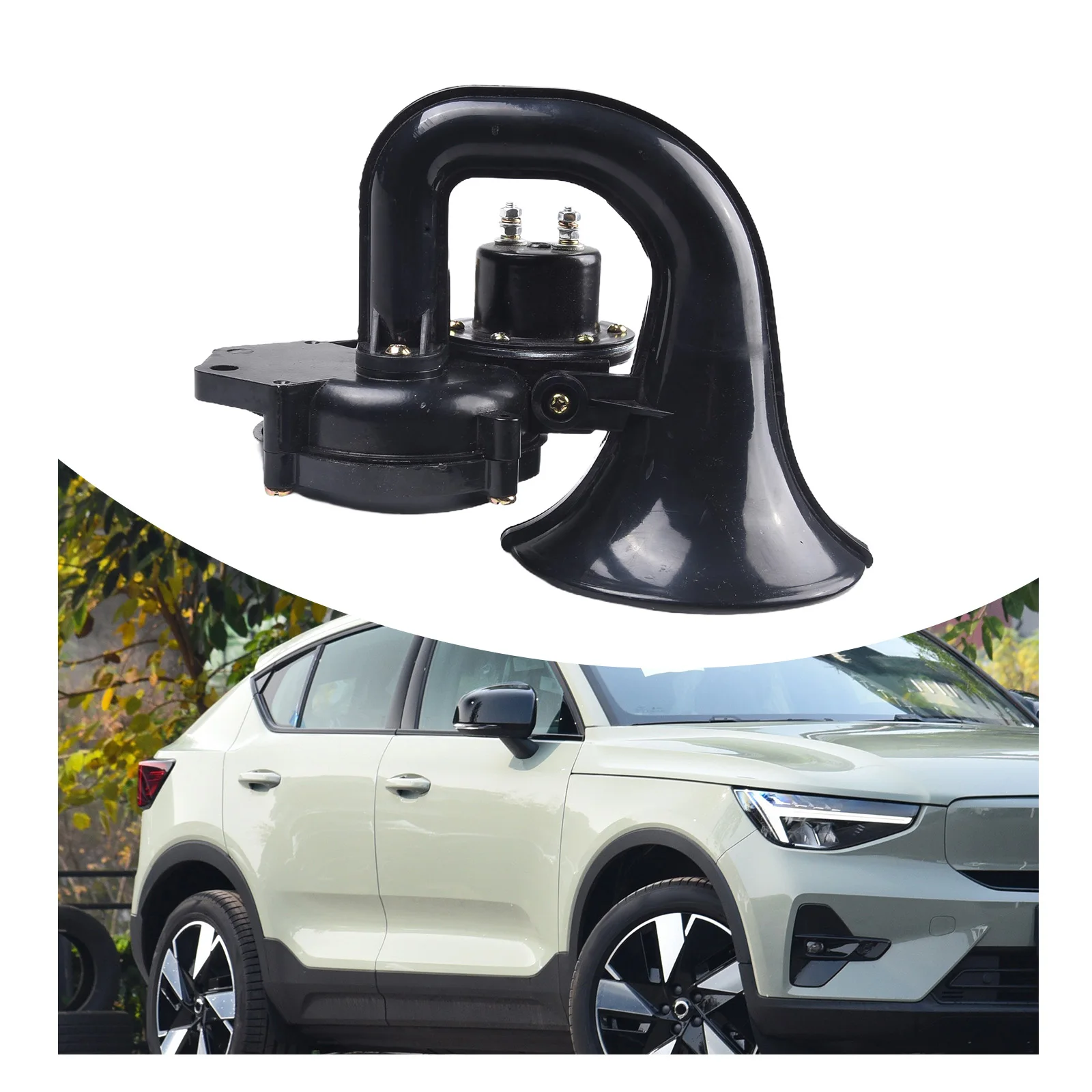 Loud 300DB 12V/24V Electric Snail Air Horn For Car Motorcycle Truck Boat ABS+metal Multi-tone&Claxon Horns Car Accessories