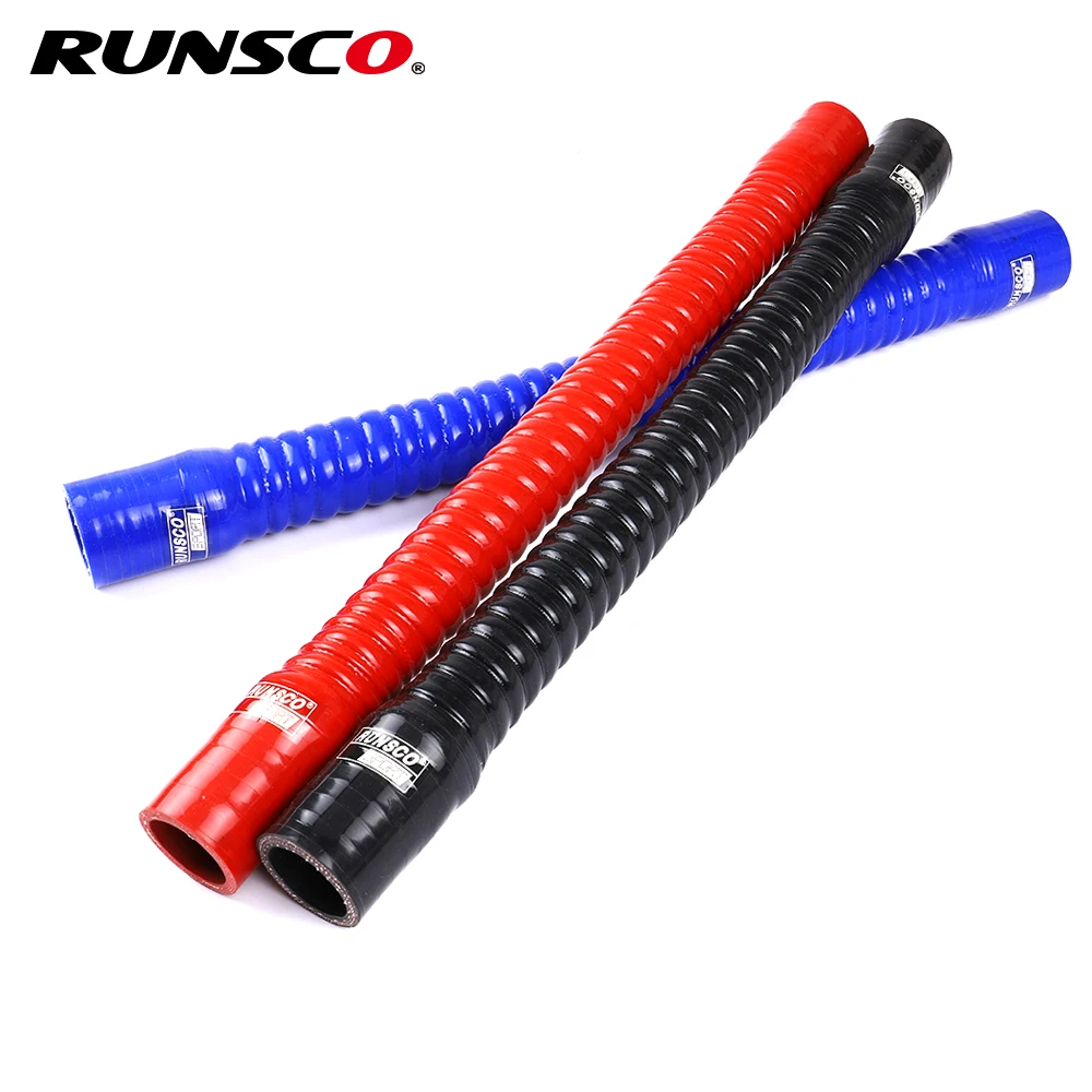 Car Silicone Flexible Hose ID 42 51 55 57mm for Water Radiator Tube for Air Intake High Pressure Rubber Joiner Pipe For Toyota