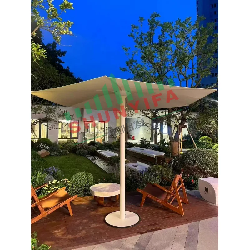 custom.2026 New Outdoor and Garden Umbrellas Space-Saving Design with Quick-Opening and Closing Manual Operation