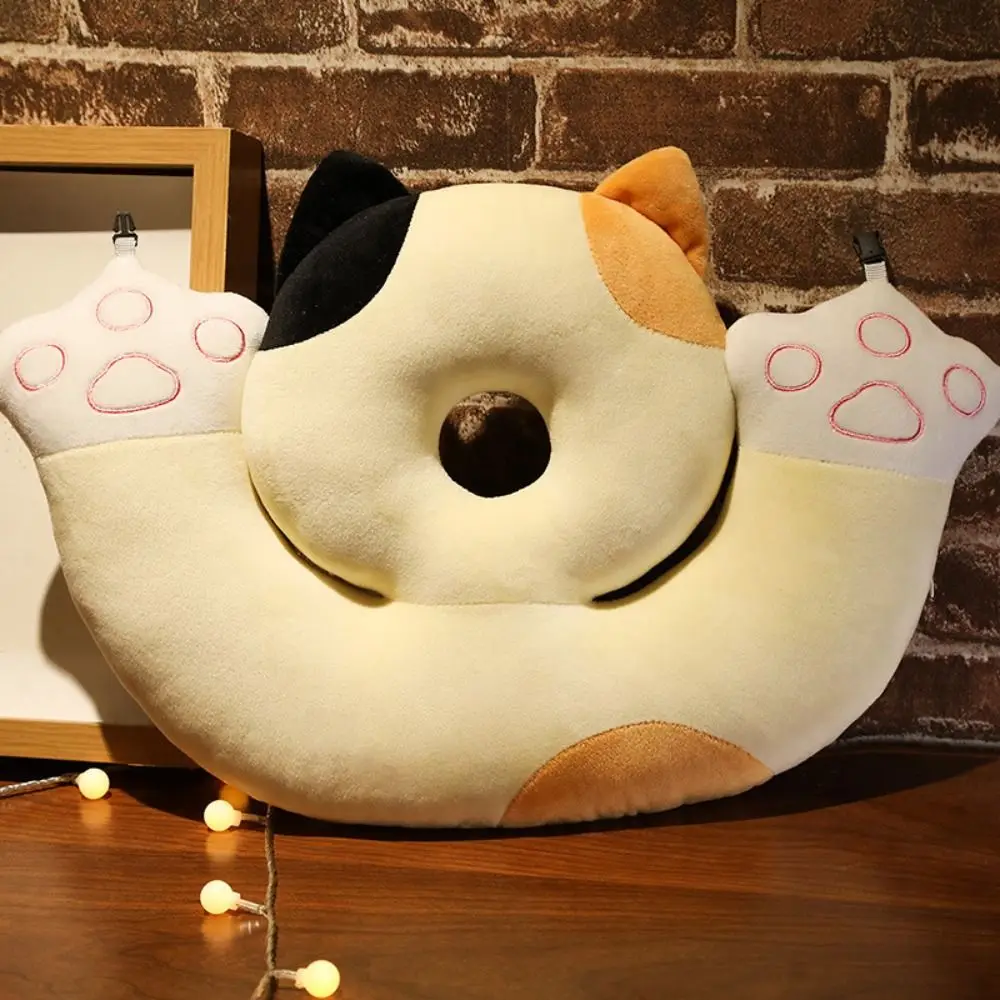 Almohada calentadora de manos de doble capa, súper suave, para mantener el calor, almohada para siesta en la oficina, almohada de felpa para el cuello Shiba Inu para hombres y mujeres