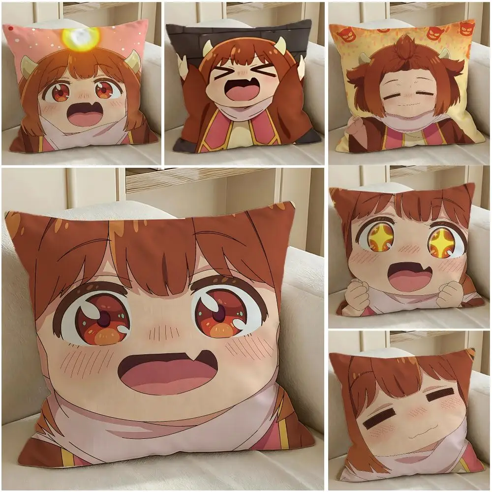 Webtoon The Daughter of the Demon Lord Is Too Kind Cushion Cover Pillow Short Plush Warm CreamStylel Cushion for Living Room