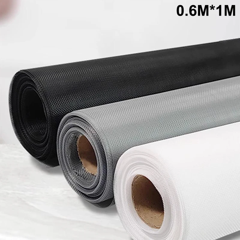 

0.6*1M DIY Large Size Window Screen Mesh, Pet-Proof And Mosquito/Insect Resistant, Suitable For Balconies, Gardens, And More