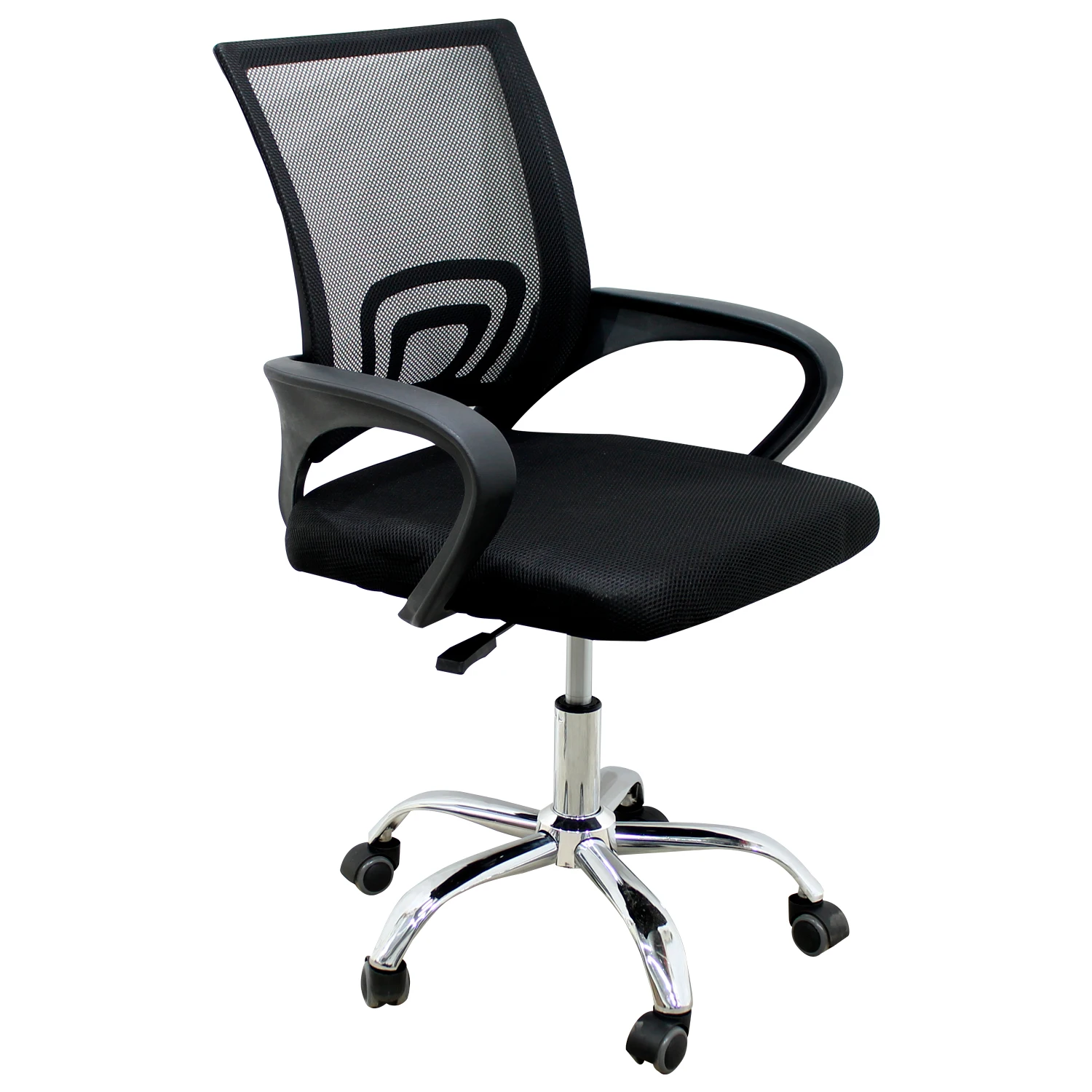 Office Chair Mesh Seat Upholstered Swivel Base 9050