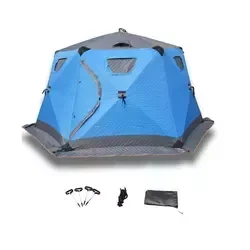 

outdoor pop up winter insulated ice fishing tent
