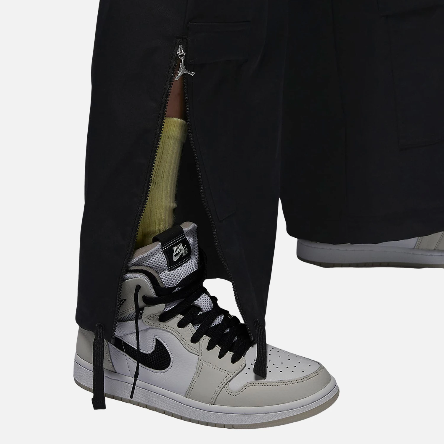 Nike Official JORDAN سروال نسائي فضفاض واسع الساق مستقيم FD7216-010 #4