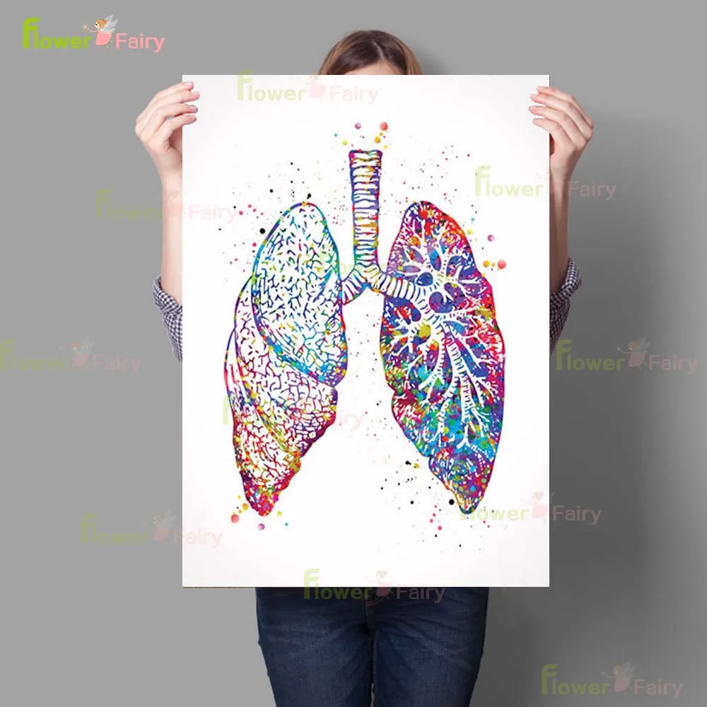 Organ Liver Anatomy Medical Science Prints Poster Wall Art Canvas Painting Home Decor Wall Pictures For Living Room Unframed