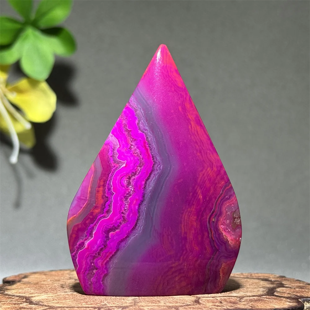 Natural Purple Agate Mineral Quartz Free-Form Torch Home Decoration Gift Reiki Therapy Meditation Witchcraft Chakra Energy Gem