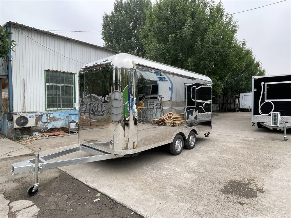 รถเข็นรับส่งอาหารปรับแต่งได้รถเข็นสำหรับขายพิซซ่าขนมอุปกรณ์ในห้องครัวเคลื่อนที่