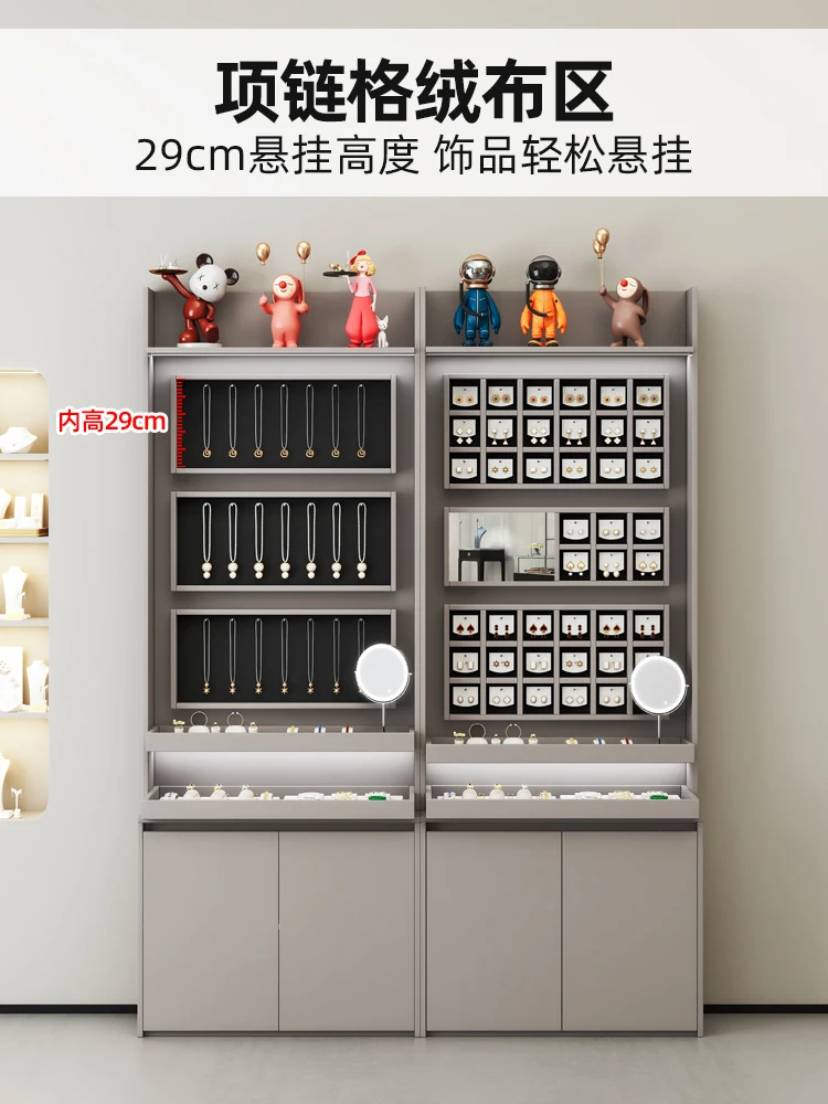 

Jewelry Store Earrings Necklace Display Stand Display Boutique Store Jewelry Pendant Nakajima Display Cabinet Send Jewelry Cabin