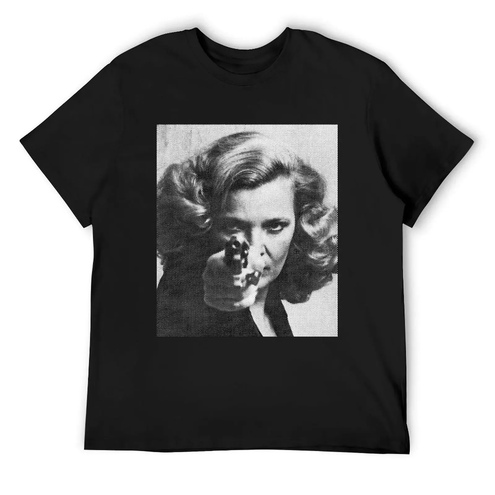 Gena Rowlands Portrait In Black _amp_ White T-Shirt shirts graphic tee oversizeds anime sweat men clothing