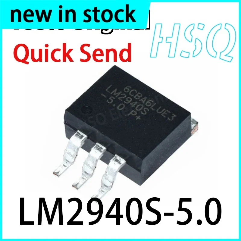 10PCS New LM2940S-5.0 LM2940 LM2940SX-5.0 Patch TO-263 Regulator IC