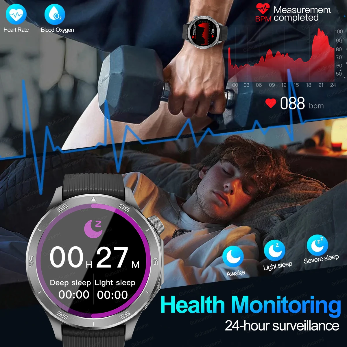 2025 nuevo OPPO WANCH X2 MAX deportes al aire libre hombres SmartWatch GPS trayectoria de movimiento brújula pantalla AMOLED IP67 reloj inteligente impermeable