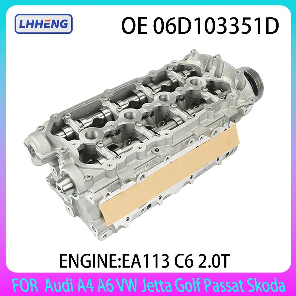 

Cylinder Head Assembly 06D103351D For Audi A4 A6 VW Jetta Golf Passat Seat Skoda 2.0T L4 GAS 2.0 L T 2004-2017 EA113