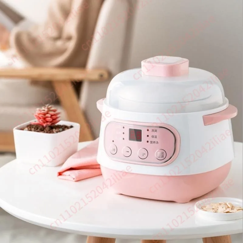 Electric stew pot Automatic household ceramic Multifunctional water-proof stew bird's nest soup pot Health