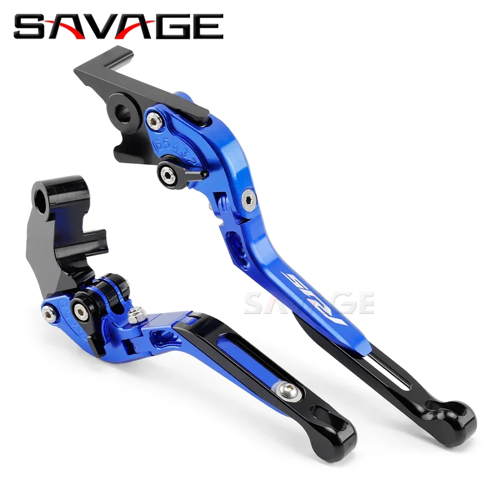 Motorcycle Brake Clutch Levers For YAMAHA YZF R15 V4  2022 Moto Ajustable Folding Extendable Leviers Modified Parts Accessories