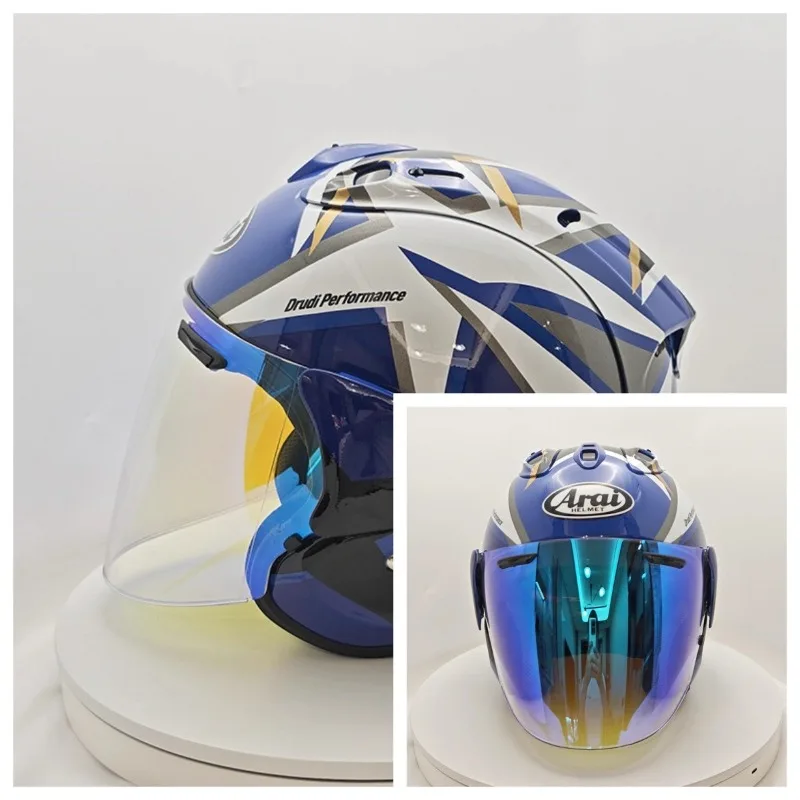 VZ-RAM High Quality ABS Classic 3/4 Open Face Helmet,For Harley Motorcycle And Cruise Motorcycle Protection Helmets,Rising Star