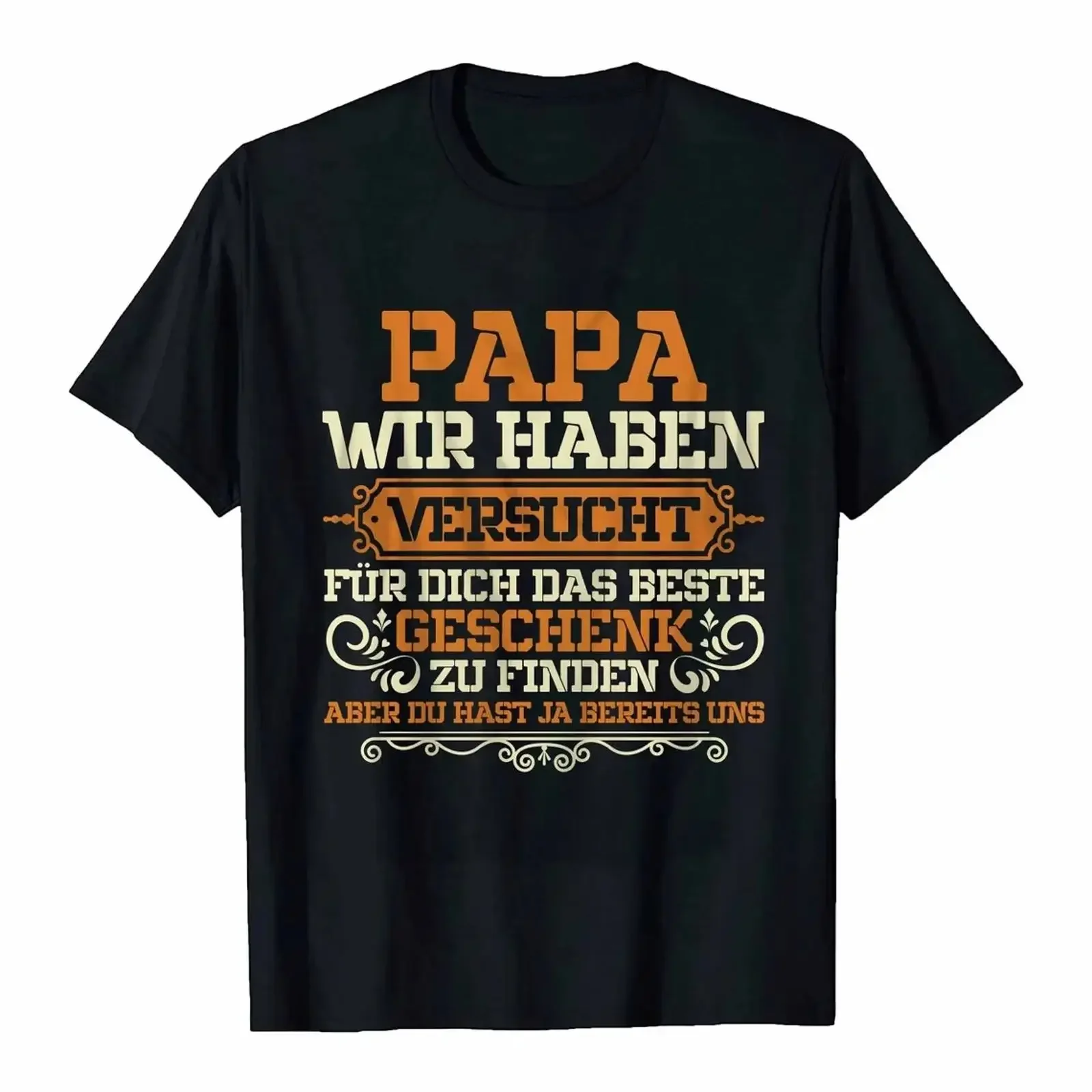 Men's T Shirt Dad we tried to find the best gift for you vintage Washed Top For Everyday Wear streetwear Unisex Stylish fashion
