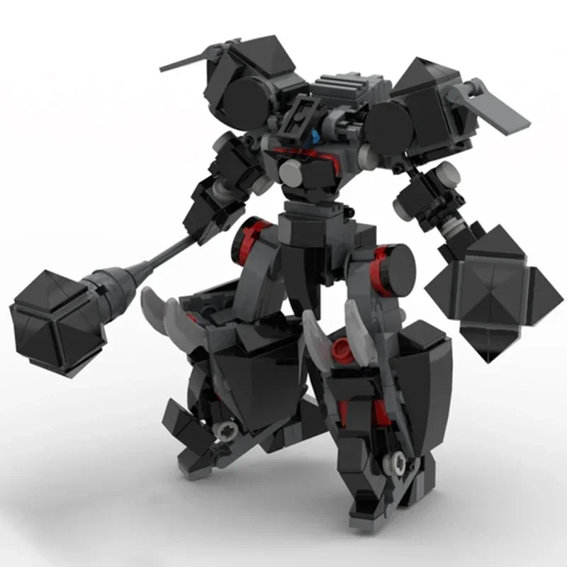 Modelo Mecha militar, bloques de construcción Moc, estrella, tecnología Mech no tripulada, bloques modulares, regalos, juguetes de Navidad, conjuntos DIY de montaje