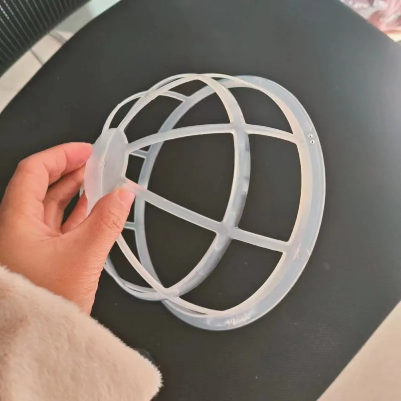 Unisex Baseball Cap Mesh Anti-deformation Cleaner Protector Cover for Laundry Machine Hat Shaper Storage Bag with Plastic Rack