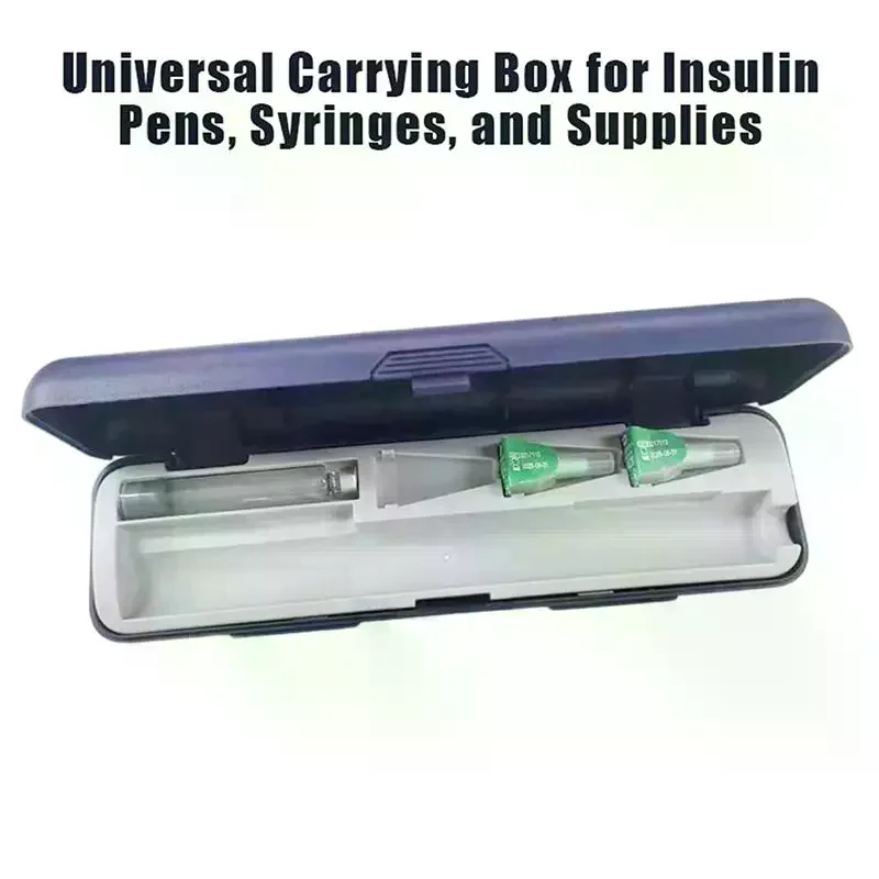 

Insulin Pen Storage Case, Universal Carrying Box For Insulin Pens, Syringes, And Supplies, Durable And Protective Travel Organiz