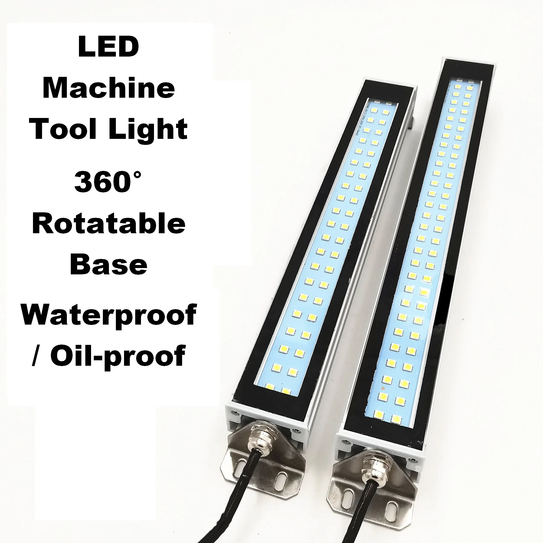 220V 24V Waterproof Explosion-proof LED CNC Machine Work Light Ultra-bright Industrial Lathe Task Lamp