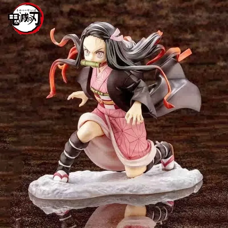 

Убийца демонов, мультяшная аниме-товары, фигурка Nezuko, модная и универсальная для мужчин и женщин, креативное украшение для рабочего стола