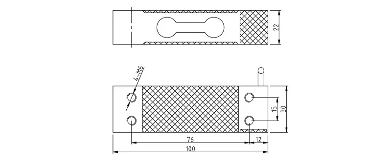 GPB131 Датчик нагрузки параллельного луча 3 кг