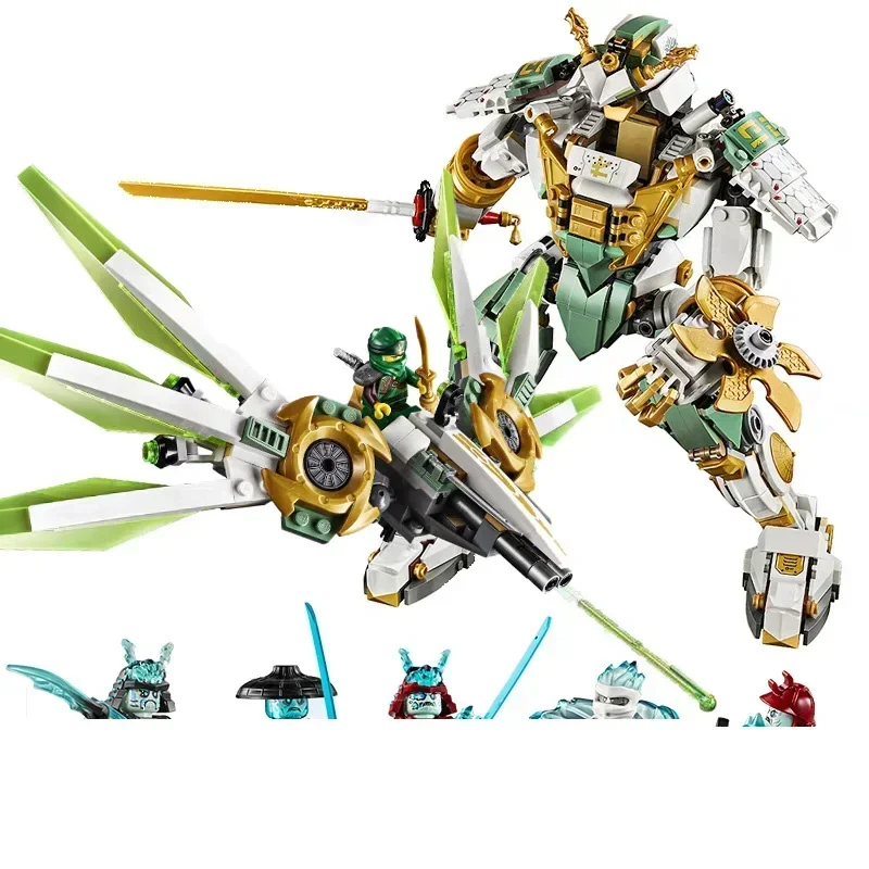 In Stock Ninjaed Lloyd Titan Mech 929Pcs Bricks Toy's Building Blocks Diy Assembled Model Educational Toys Gifts for Boys