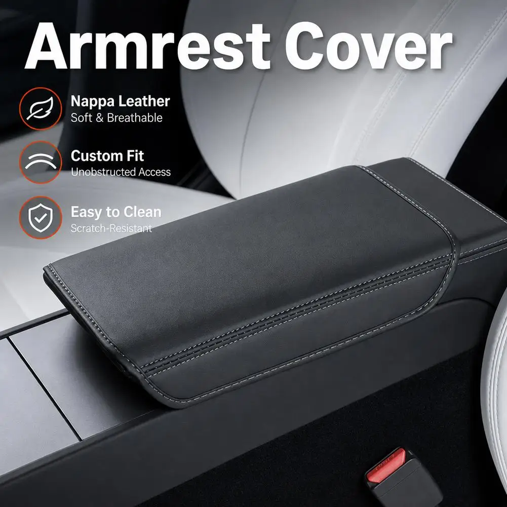 Pour Tesla Model Y Juniper YL Performance, housse de protection pour accoudoir, étui souple pour console centrale, anti-rayures, accessoires de voiture 2026