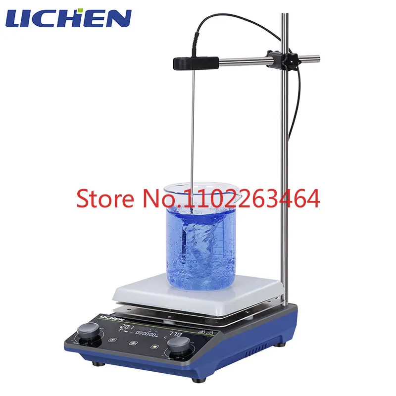 

LCH 2022 new design plastic magnetic stirrer with warmup lcd hot plate with stirrer electric stirrer laboratory mixer