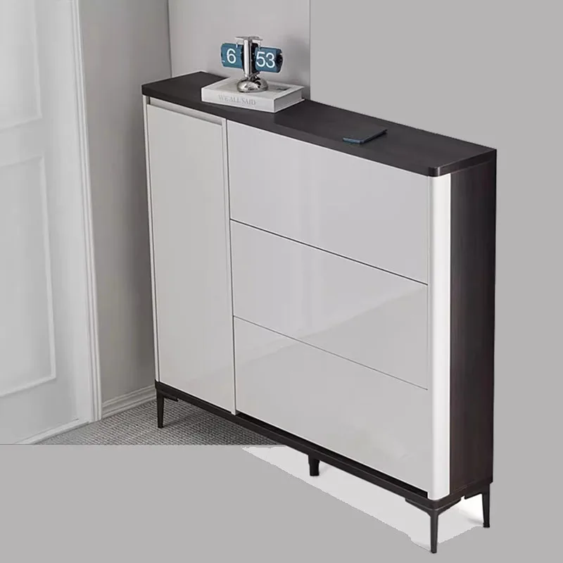 Luxury, advanced feeling, ultra-thin dumper, porch cabinet, integrated door household small-sized lockers.