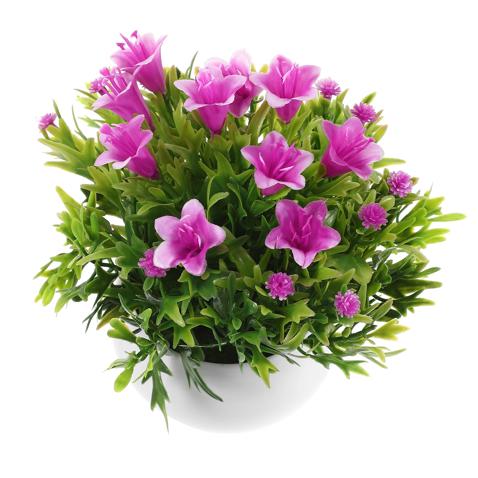 

Artificial Flower Bonsai Faux Plant Plants Indoor Decor Simulation Potted Flowers Small Pvc Fake