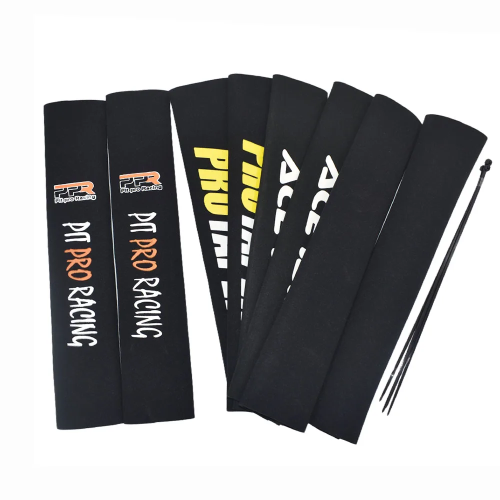 Vorne oder Hinten Hochwertige Motorrad Stoßdämpfer Abdeckung Schutzfolie Suspension Abdeckung Wrap Set Für Dirt Bike Pit Pro