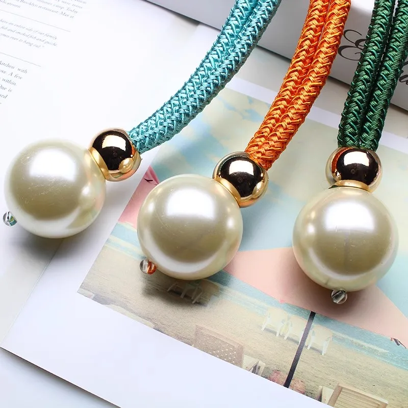2pcs Curtain Strap Pair Set Simple Modern Bedroom Living Room Storage Curtain Rope Strap
