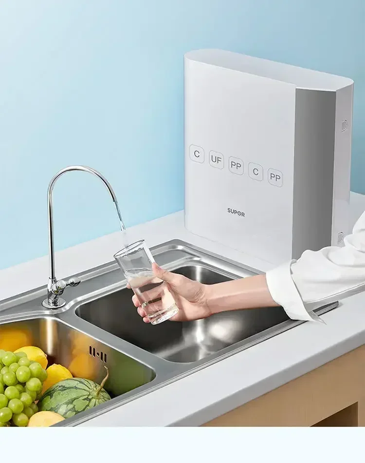 cucina domestica nuovo stileDepuratore d'acqua filtro acqua di rubinetto prefiltro acqua potabile non diretta ultrafiltrazione depuratore d'acqua