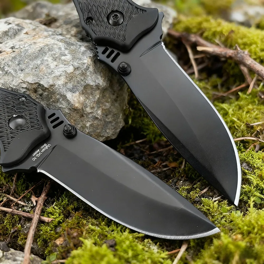 EDC التخييم في الهواء الطلق سكين للفرد المحمولة البرية استكشاف بقاء سكين جيب دائم الغابة الصيد أداة الدفاع عن النفس #2