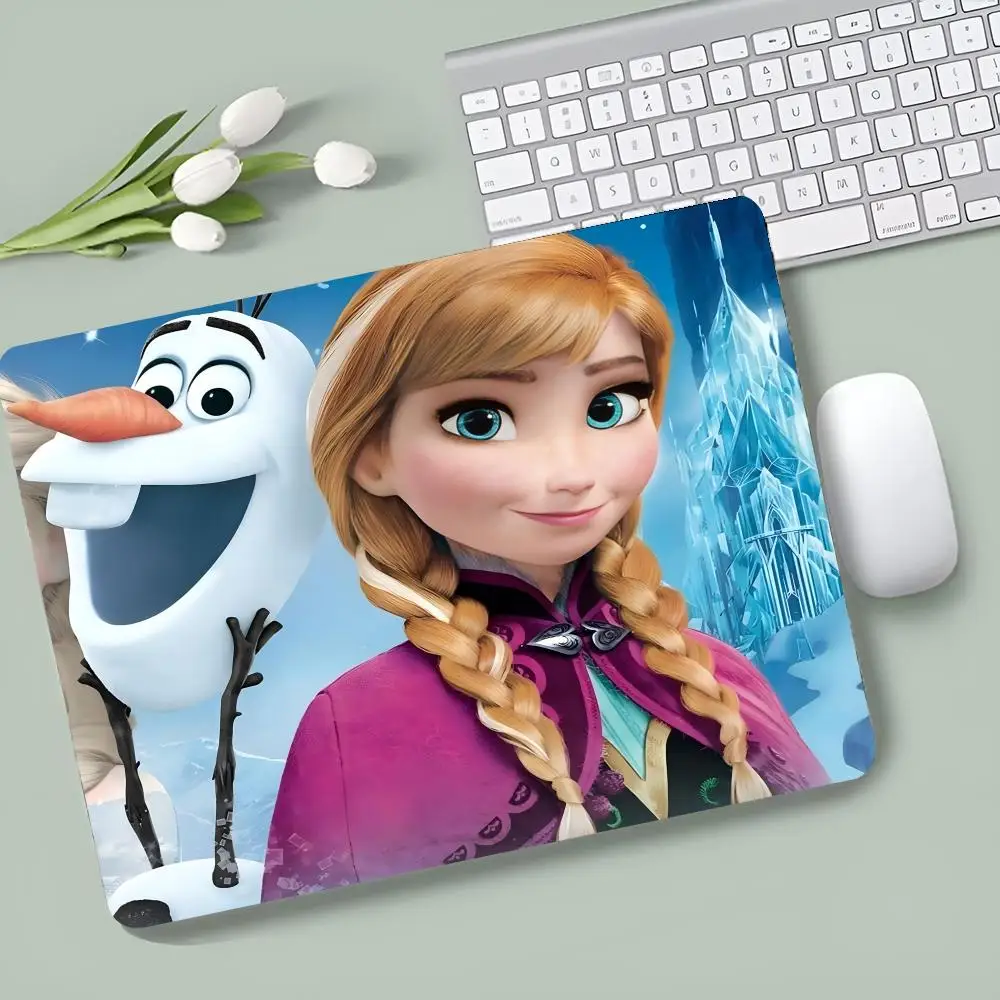 Disneys F-Frozen E-Elsa MINISO Mouse Pad Mouse Mat Game Accessories Game Keyboard Pad  Gamer Desktop Mat Deskmat Computer Table