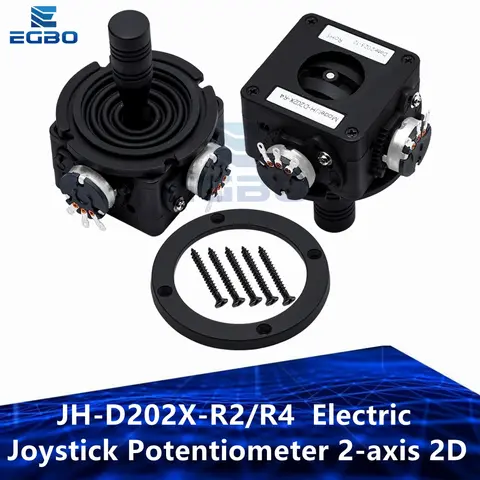 JH-D202X-5K/10K 5K Electric Joystick Potentiometer 2-axis 2D Monitor Keyboard Ball Joyrode Controller For Photographic Film Tool